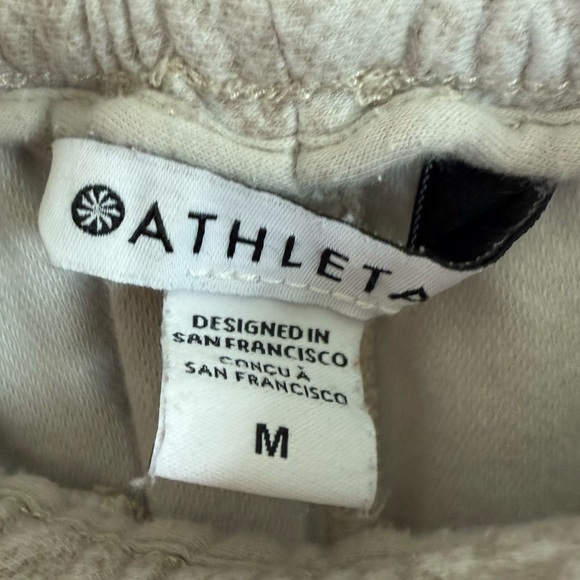 Athleta Farallon Printed Jogger Pants Pebbles Textured Abalone Women’s Medium - Picture 7 of 12